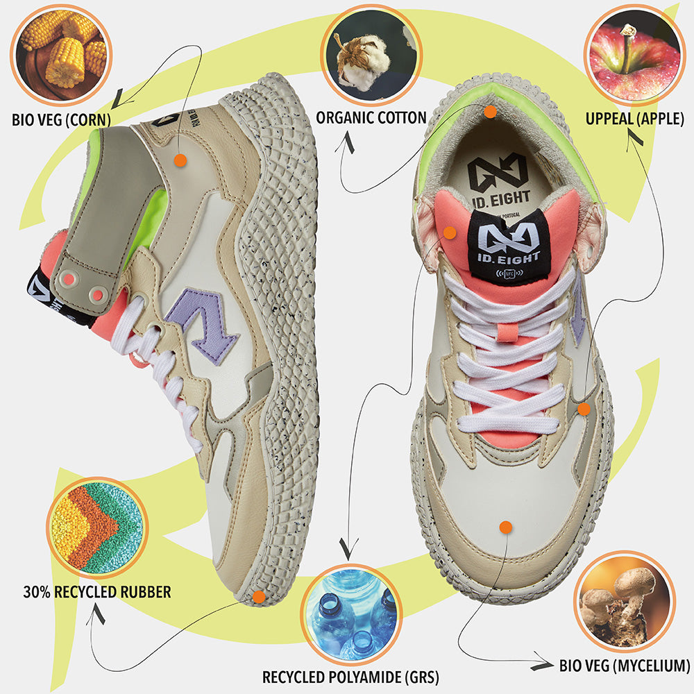 HANA MID JUST BEIGE | SNEAKER ID.EIGHT