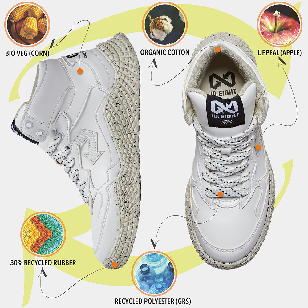 HANA MID WHITE | SNEAKER ID.EIGHT